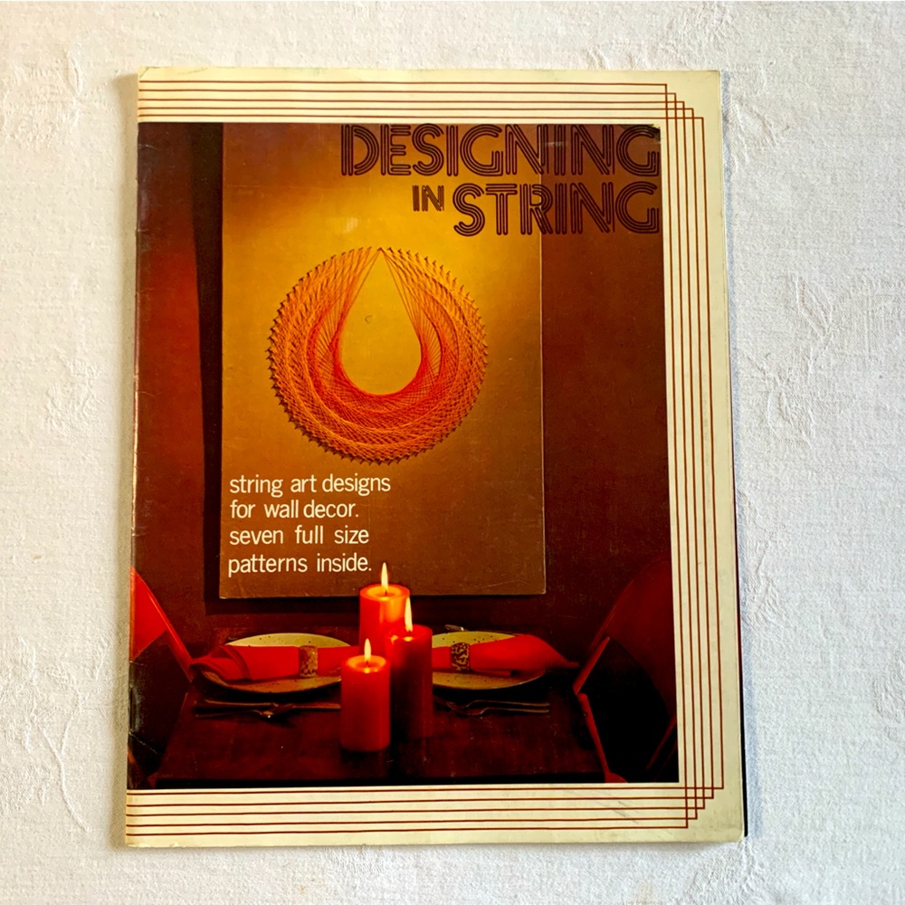 String Art Designs for Wall Decor “Designing in String” 7 Full Size Patterns